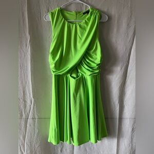 Vibrant Green Sleeveless Dress
